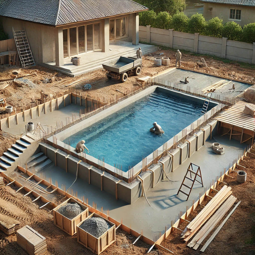 Concrete Pool Surrounds 